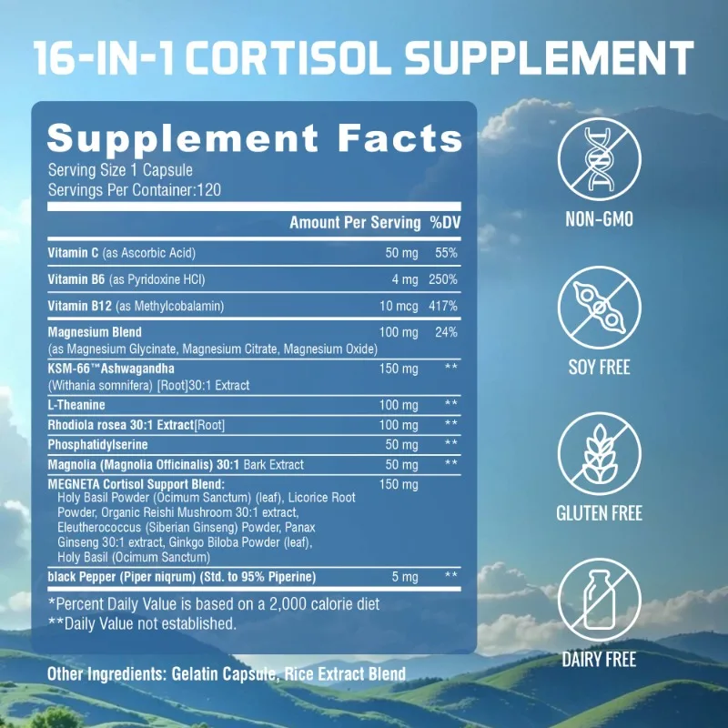 Cortisol Calm - L-Theanine Mag – Garcinia Cambogia Extract recenzja i cena