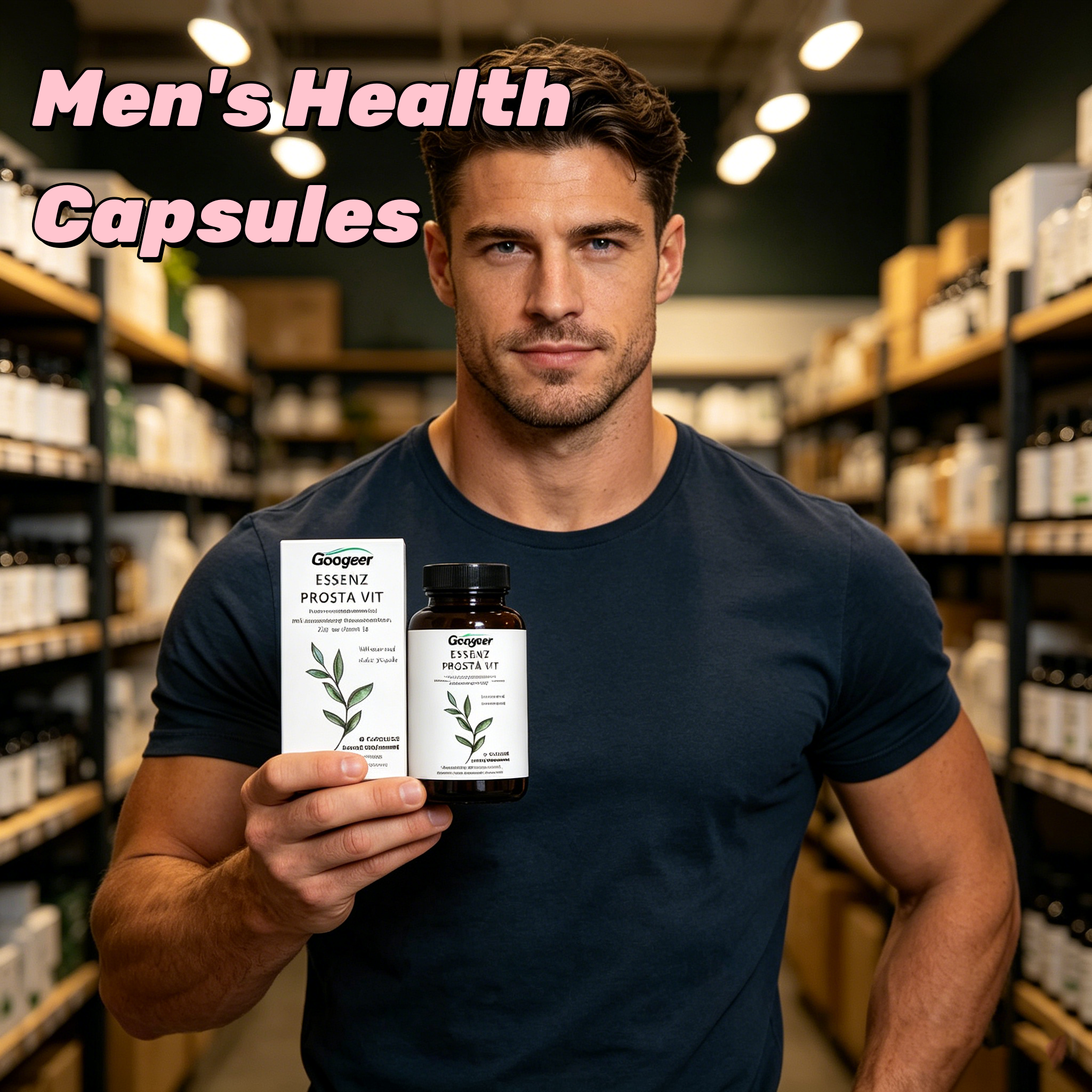 GOOGEER Men's Health Capsules  – Nutrition For Health Fitness & Sport Melvin Williams recenzja i cena