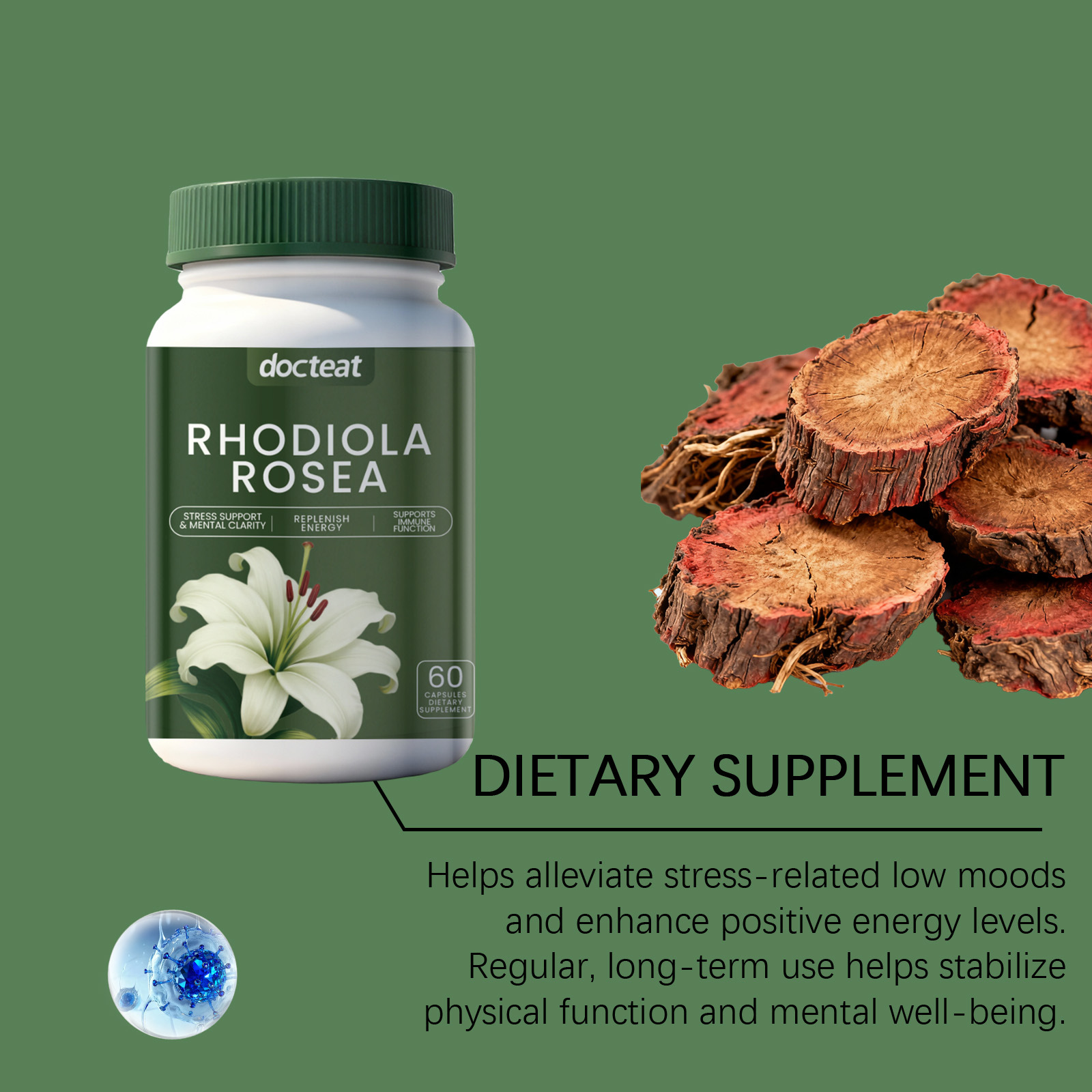 DOCTEAT Men's Health Capsules  – Nutrition For Health Fitness & Sport Melvin Williams recenzja i cena