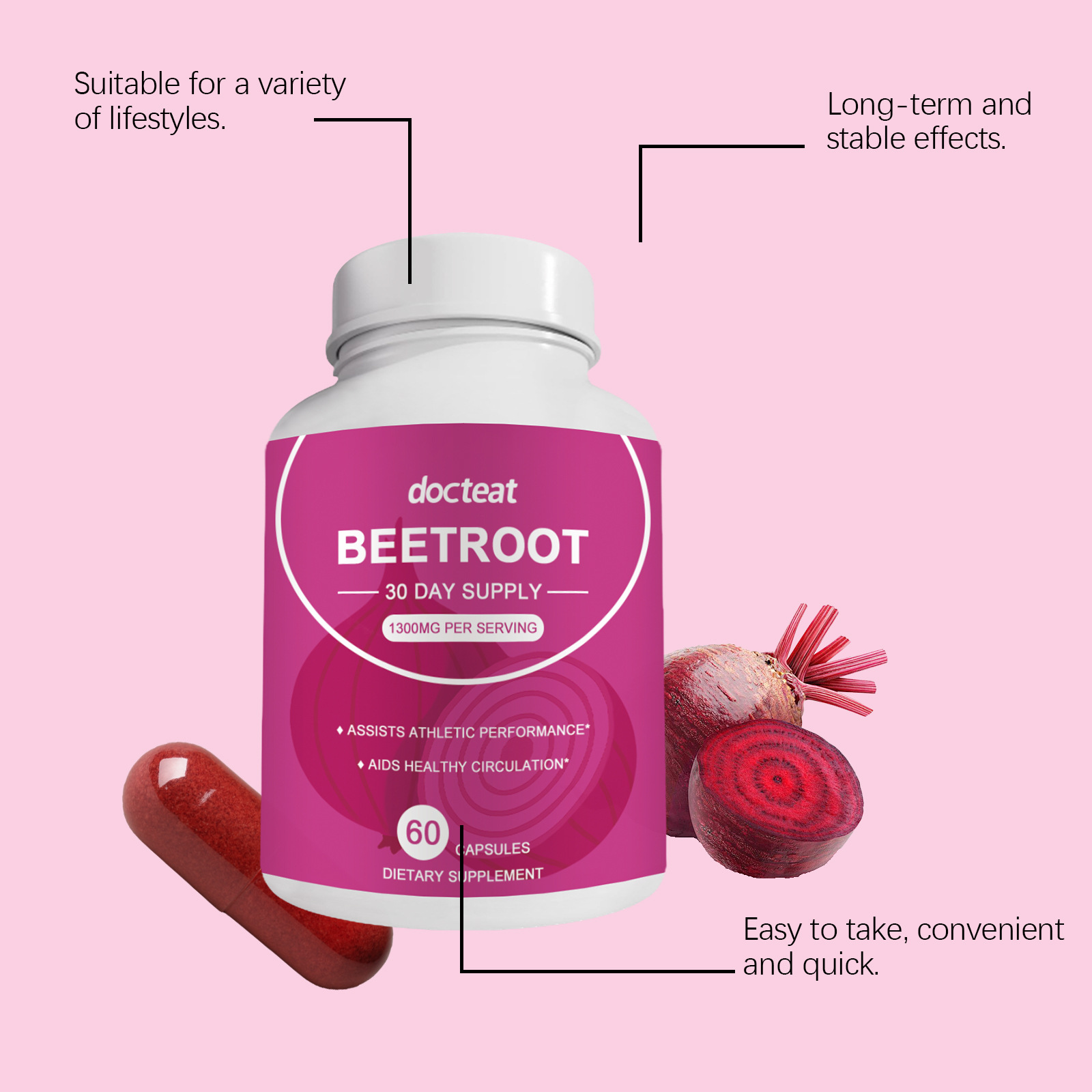 DOCTEAT Beetroot Women's Healt – Nutrition For Health Fitness & Sport Melvin Williams recenzja i cena